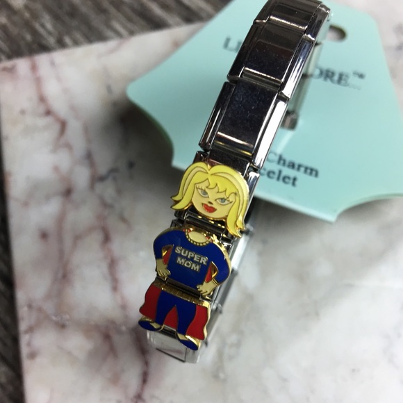 linx & more Jewelry Linx More Super Mom Silver Charm Bracelet